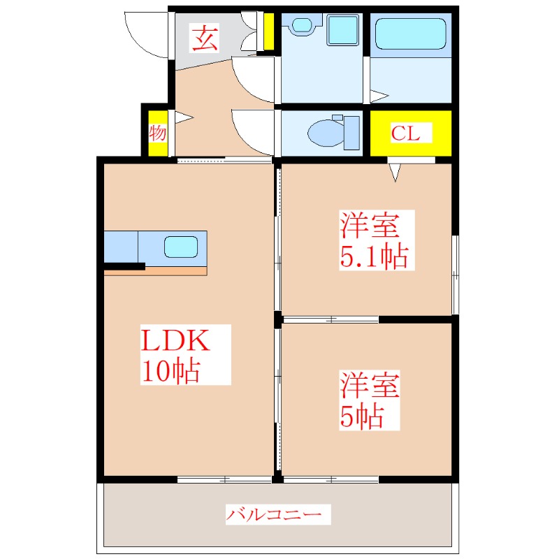 セントエリーゼの間取り