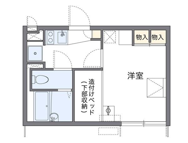 レオパレス板原の間取り