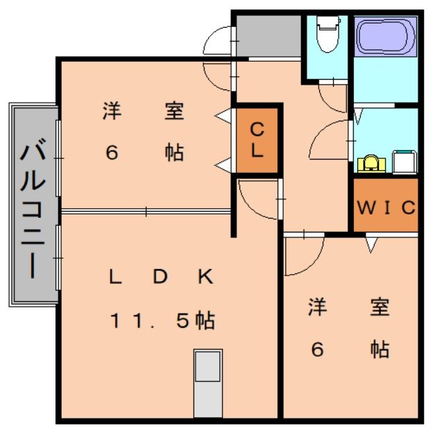 デマラージュの間取り