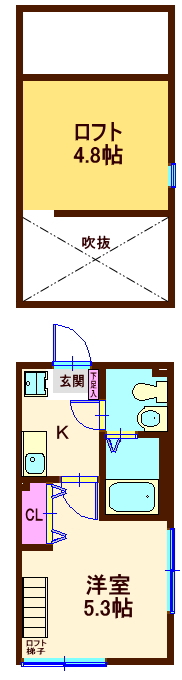 レプレ白楽の間取り