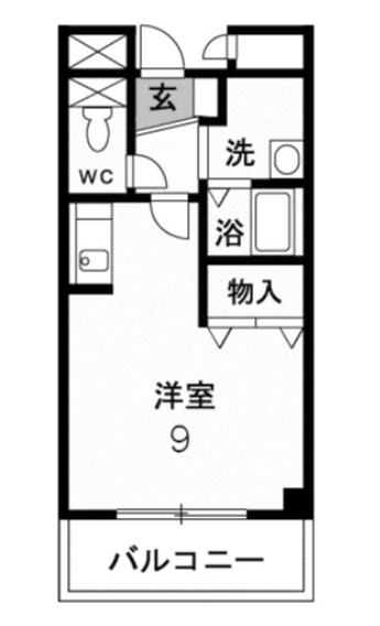 館林市松原のマンションの間取り