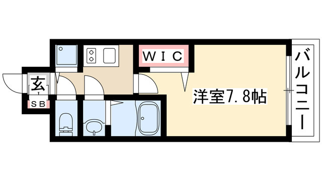 プレサンスジェネ千種内山の間取り