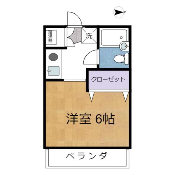 足利屋ハイツの間取り