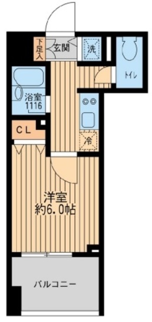 クリオ戸越銀座壱番館の間取り