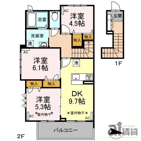 西東京市芝久保町のアパートの間取り