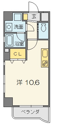 レジデンスウインド山の手の間取り