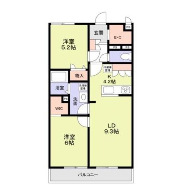 【さいたま市南区太田窪のマンションの間取り】