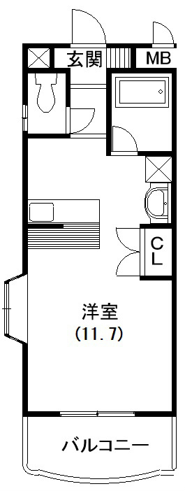 テノン元浜の間取り