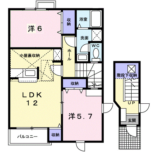 リバーストーンの間取り