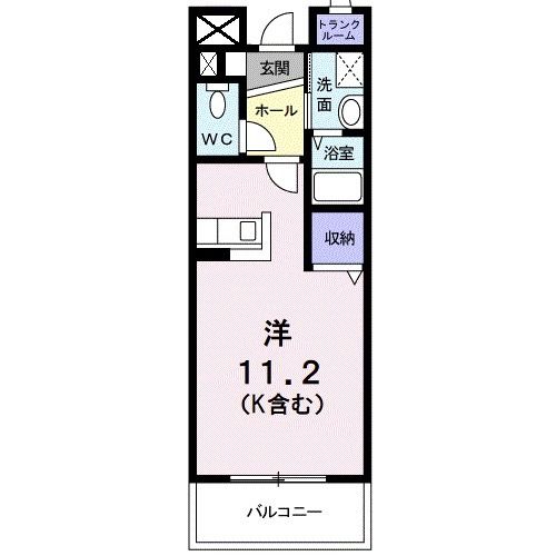 メゾンＫの間取り