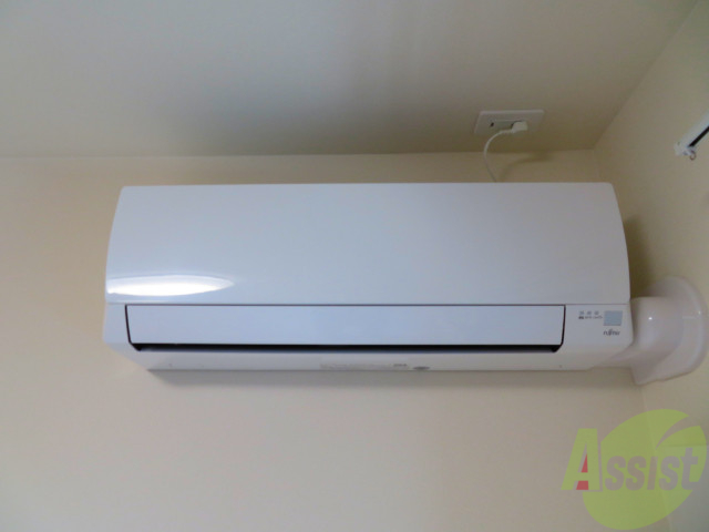 その他設備　エアコンがついているので入居のその日から快適ですね