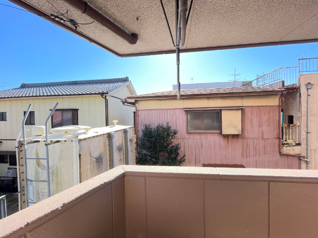 眺望　ベランダより