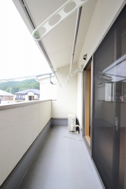 バルコニー　写真は別号室のものです。