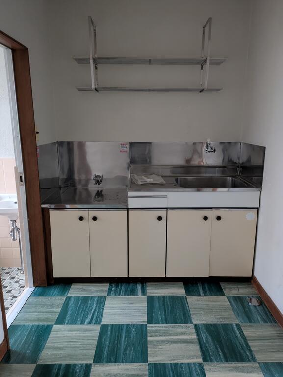 キッチン　ガスコンロ設置可