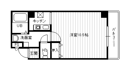 西本番町マンションの間取り写真