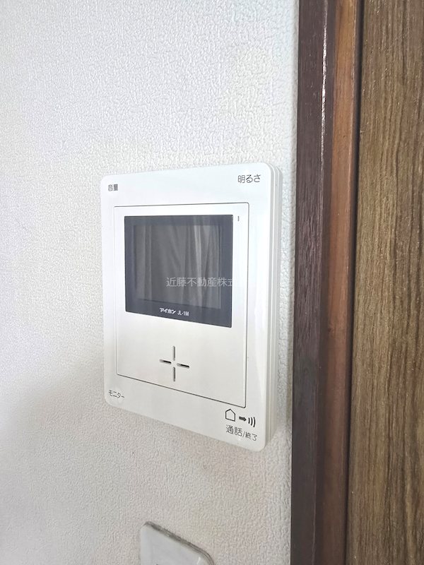 セキュリティ　顔の見えるTVホンで安心ですね