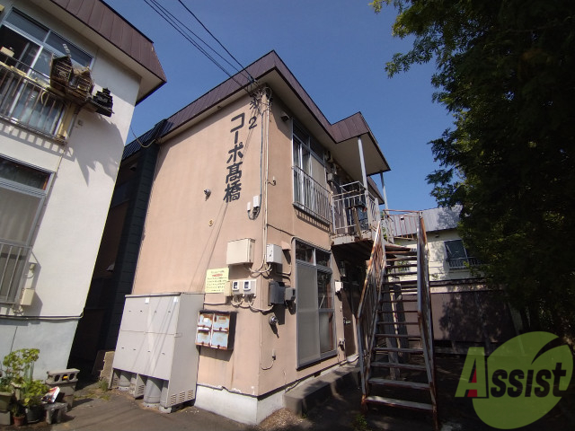 建物外観　札幌市北区篠路２条「第２コーポ高橋」