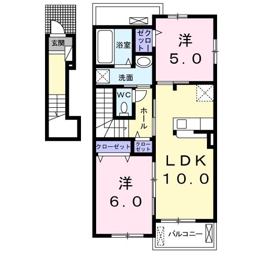 ヤハタフジ参番館_間取り_0