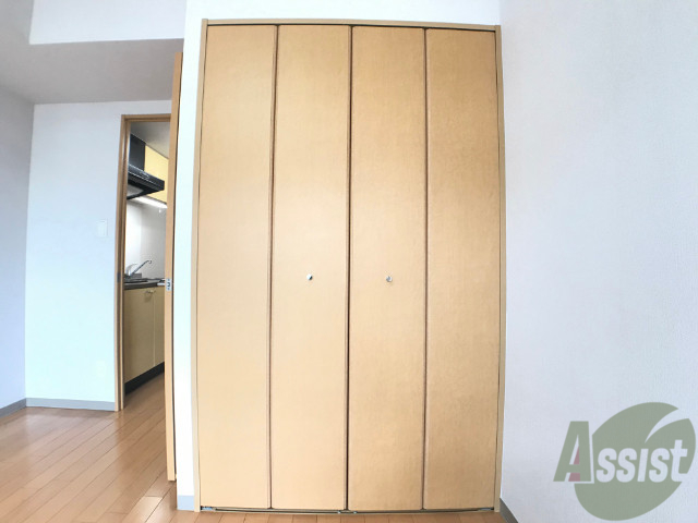 収納　大きなクローゼットがあるので荷物も沢山はいります。