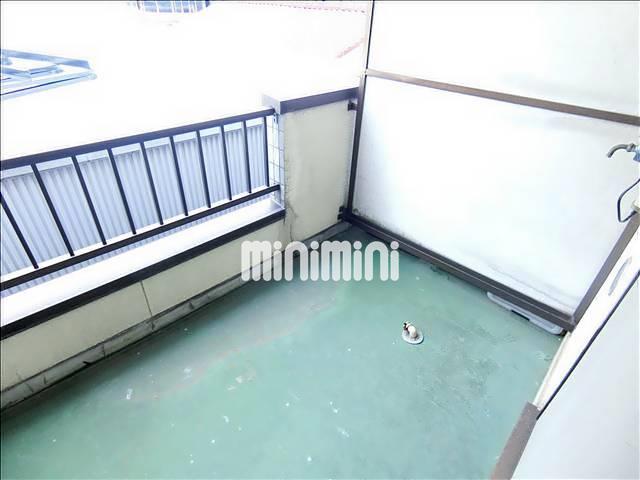 バルコニー　洗濯機置き場