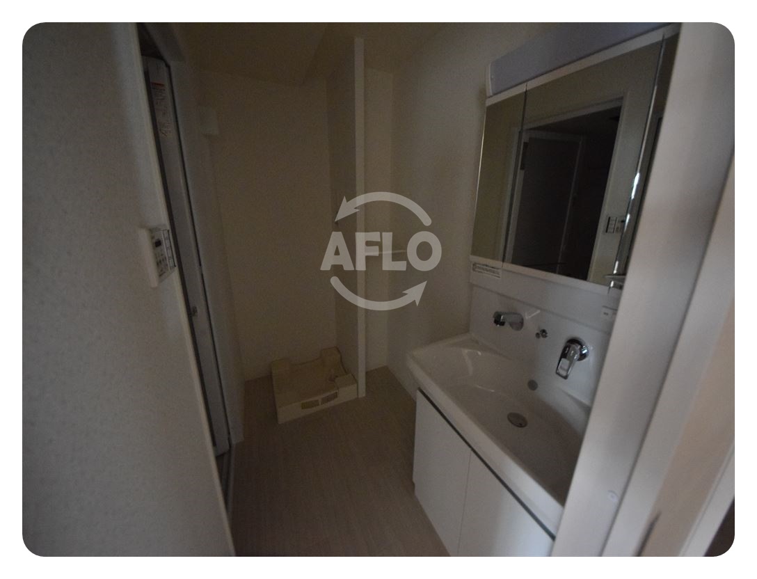 洗面設備　ユープテリア天王寺　洗面脱衣所