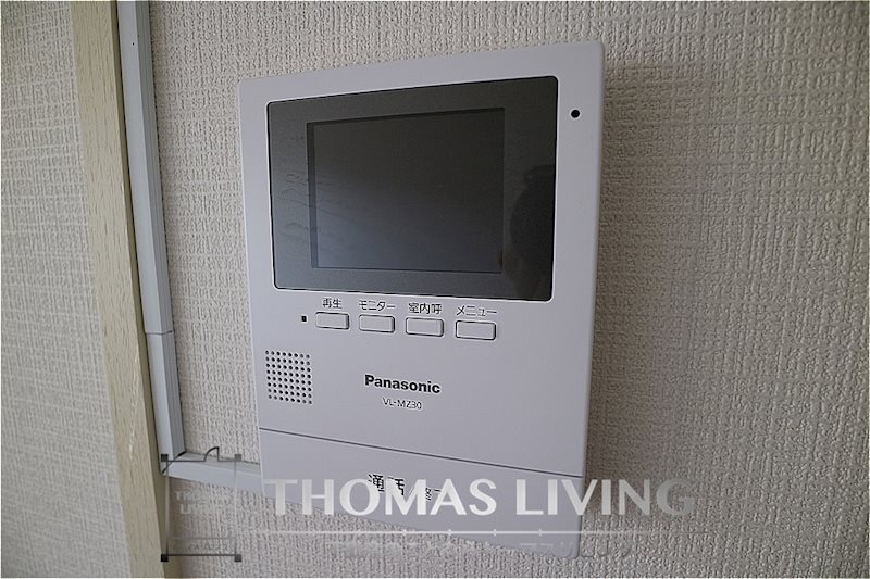 セキュリティ　モニター付きインターフォンでセキュリティ面も安心ですね。