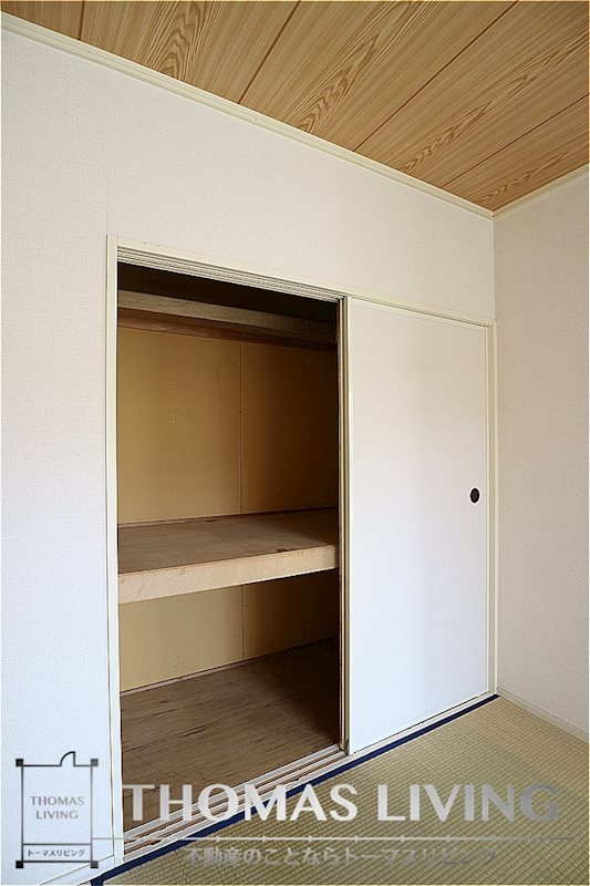 収納　大容量の押入。荷物の多い方もご安心下さい。