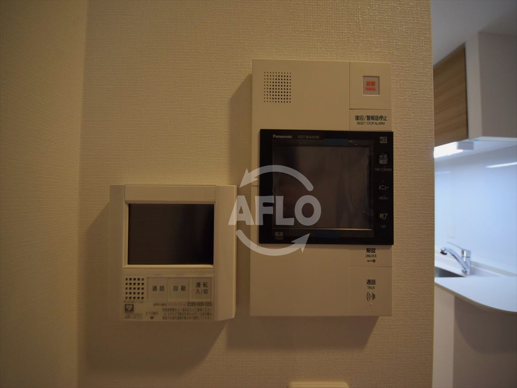 セキュリティ　アーバネックス北堀江II　ＴＶ付モニターホン