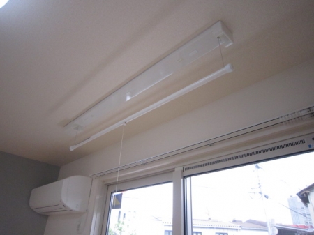 その他設備　室内物干し