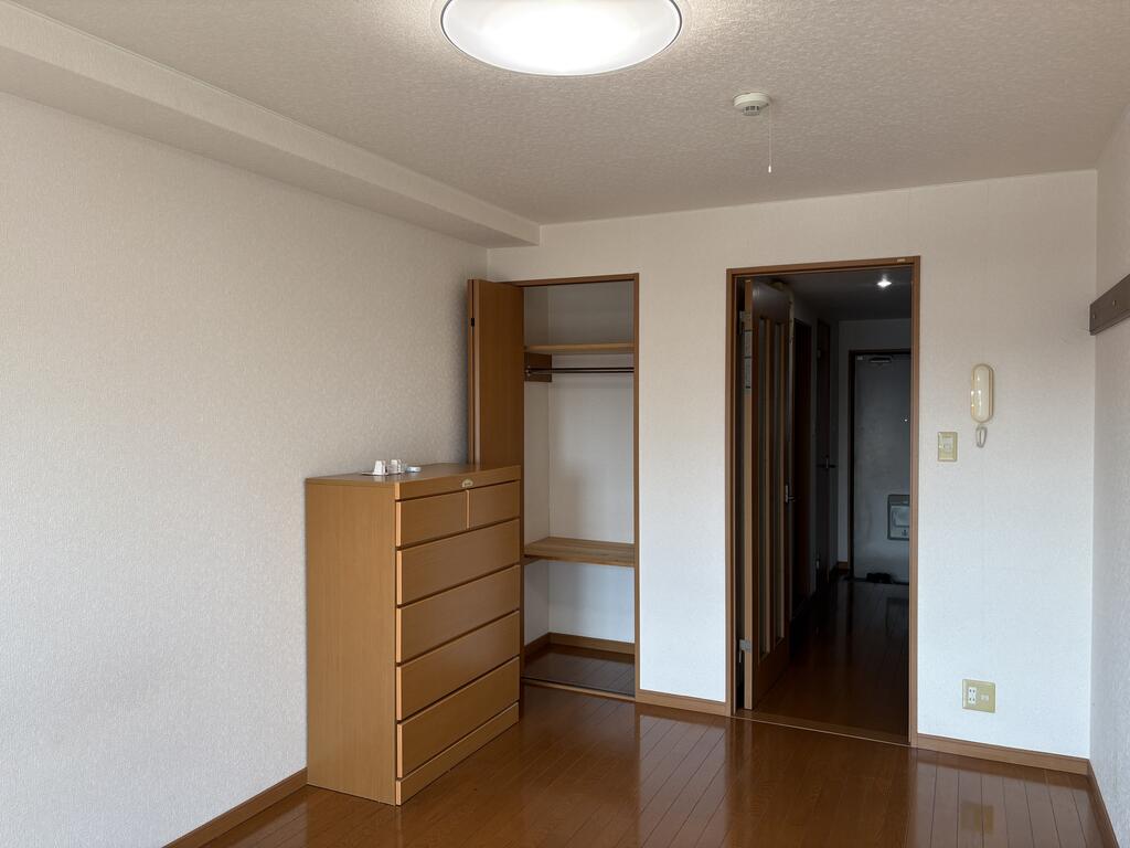 居室・リビング　１面アクセントクロス（別室の参考写真：ベットなし）