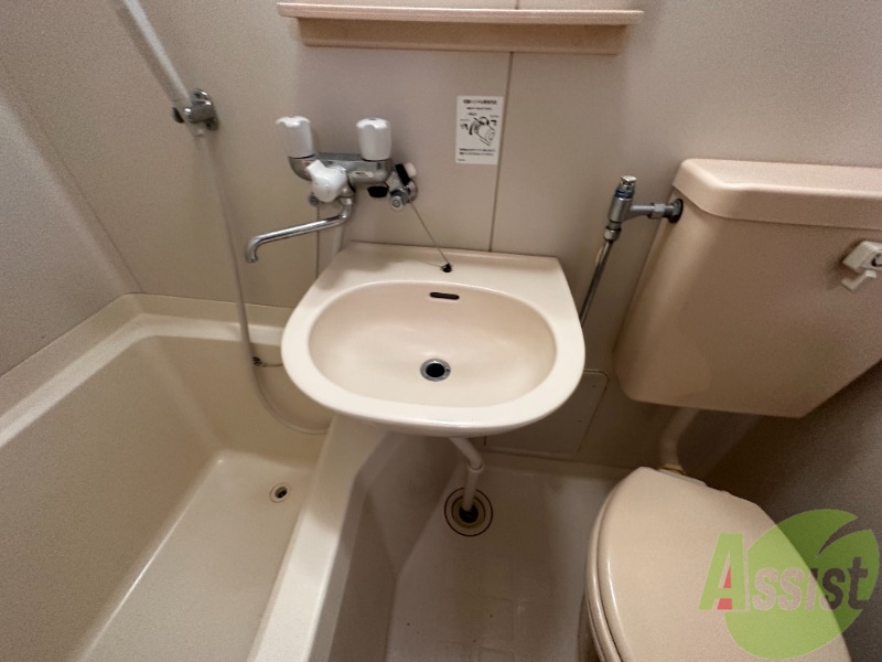 洗面設備　こちらの洗面台で、朝の身支度もバッチリです。