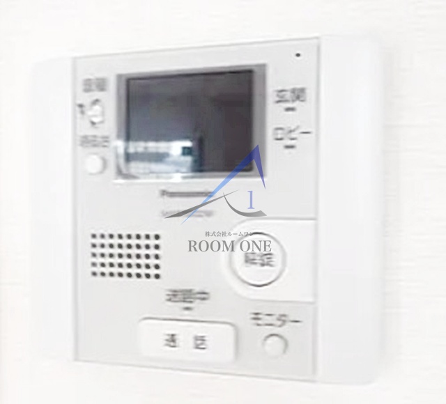 セキュリティ　モニター付きインターホンです。