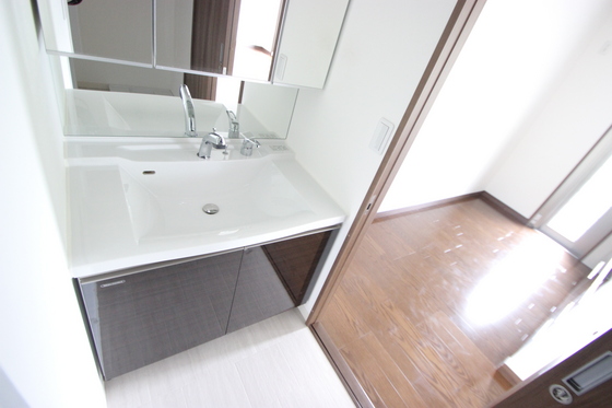 洗面設備　※写真は別号室です