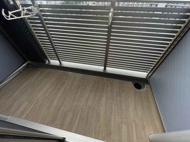 バルコニー　広々としたバルコニーです
