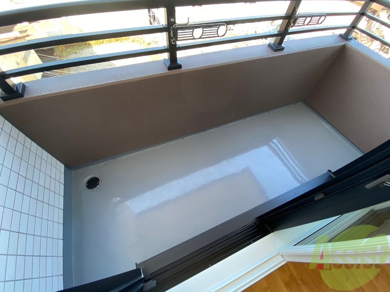 バルコニー　バルコニーです。天気の良い日には外干しができます！