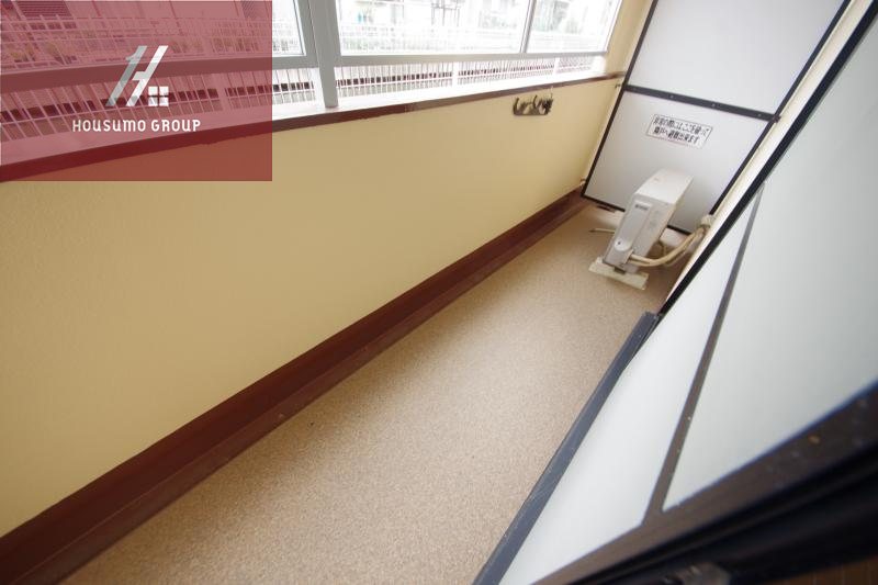 バルコニー　落ち着いた時間を過ごせるバルコニーです