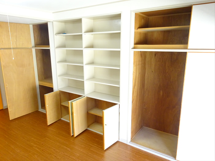 収納　大きなスペースがあり、収納には困りません