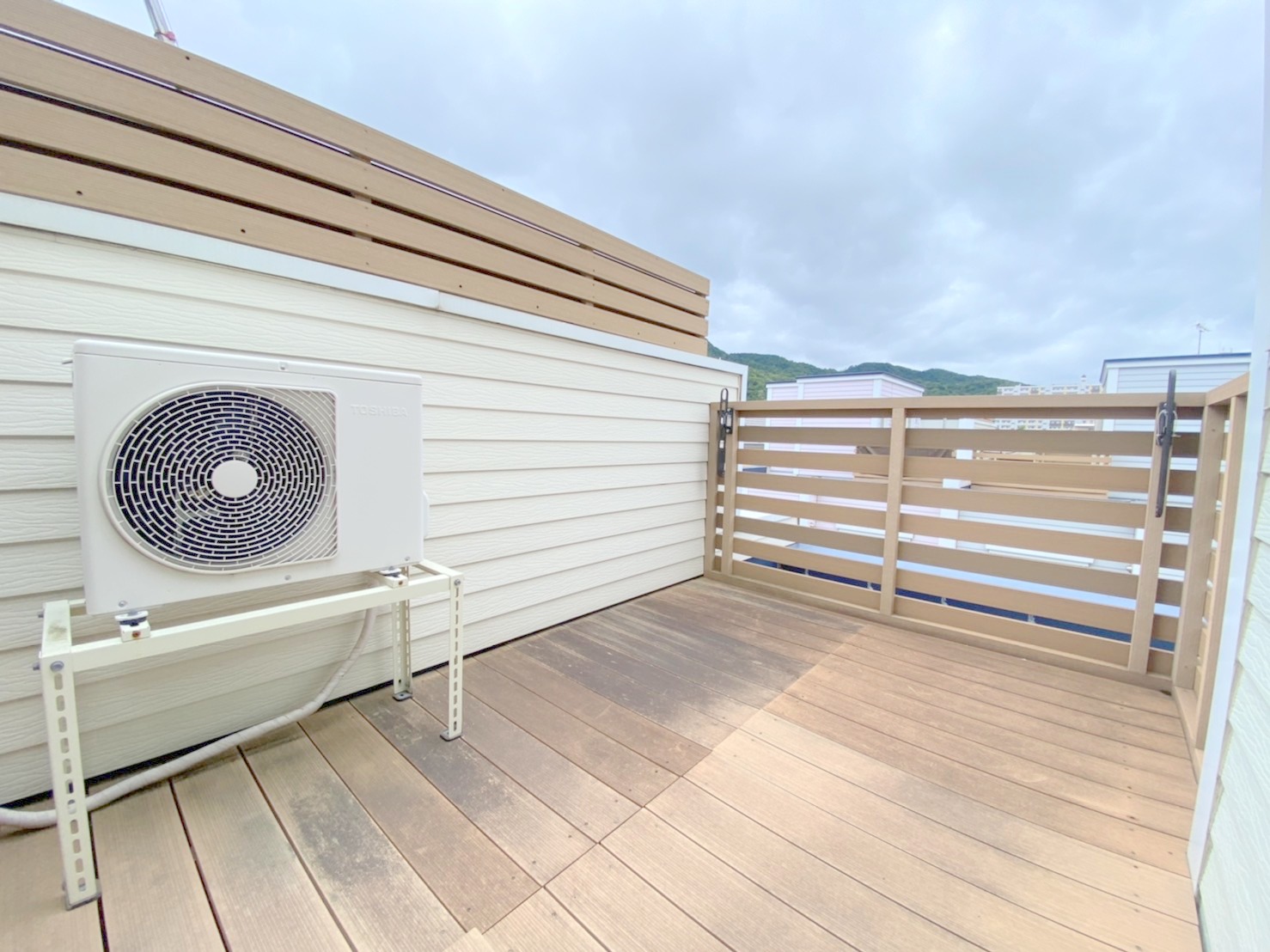 バルコニー　屋上テラス！