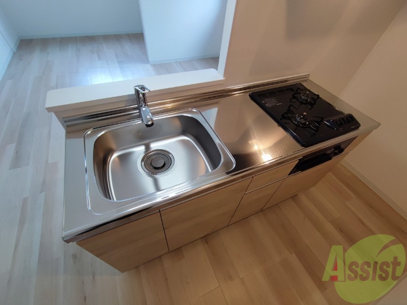 キッチン　システムキッチンなので、すぐお料理に使えます！