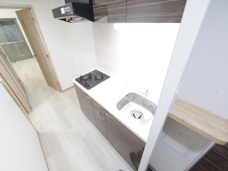 キッチン　システムキッチン（ガス2口コンロ付）