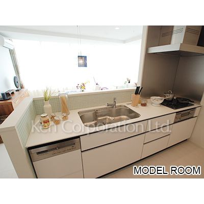 キッチン　同タイプ29階のお部屋を撮影。仕様が異なることがあります。