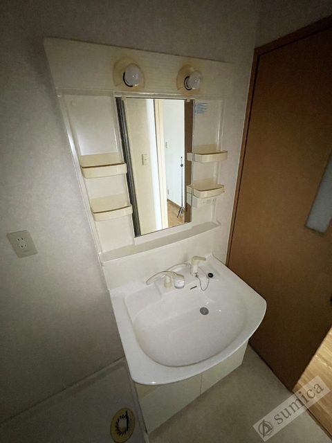 洗面設備　シャンプードレッサー付き・朝シャンもこちらで♪♪