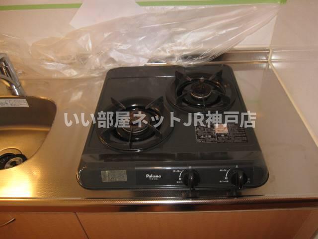 キッチン　２口ガスコンロ