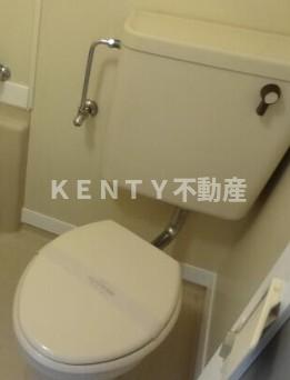 トイレ　ゆったりとした空間のトイレです