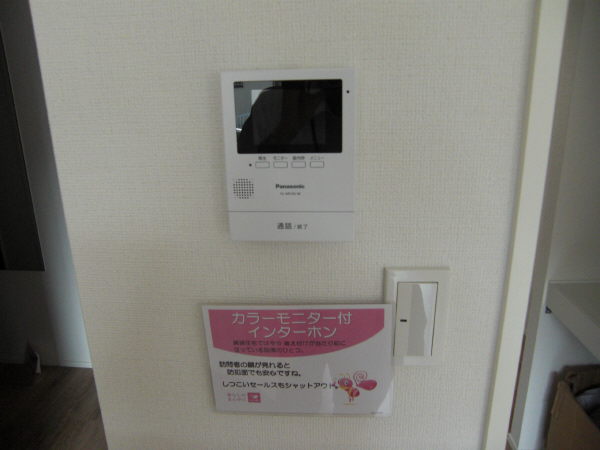 その他設備　来客者の顔が見えるので、安心です。