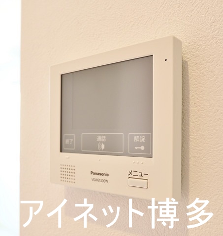 セキュリティ　モニターホン付きだと急な来客でも安心ですね