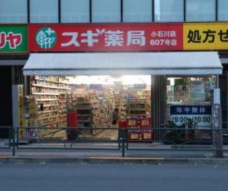 ドラックストア　スギ薬局小石川店（ドラッグストア）まで859m