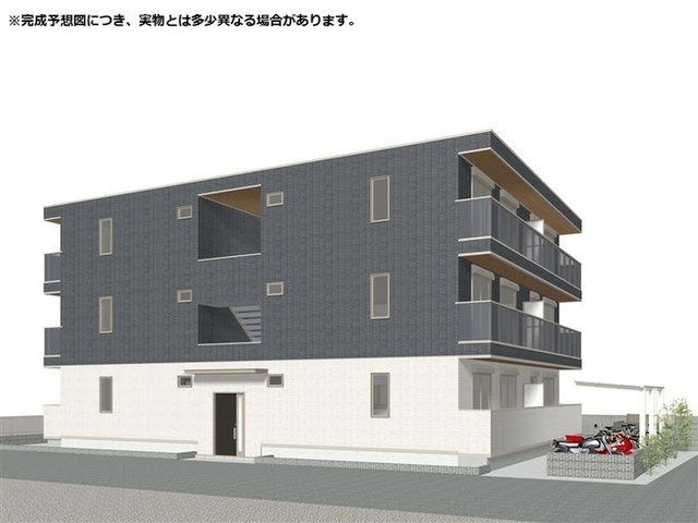 建物外観　※完成予想図につき、実物とは多少異なる場合があります。