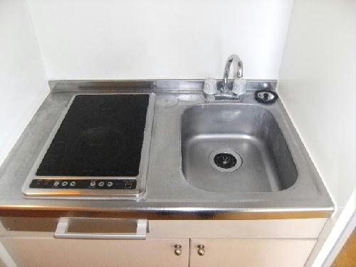 キッチン　電気コンロ２口