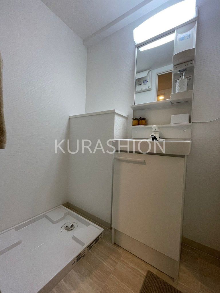 洗面設備　別部屋の写真になります。